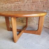 Teak coffee table by Niels Bach Denmark 1970