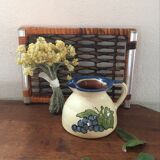 Glazed terracotta pitcher