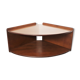 Corner coffee table 70s feet brass