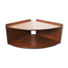 Corner coffee table 70s feet brass
