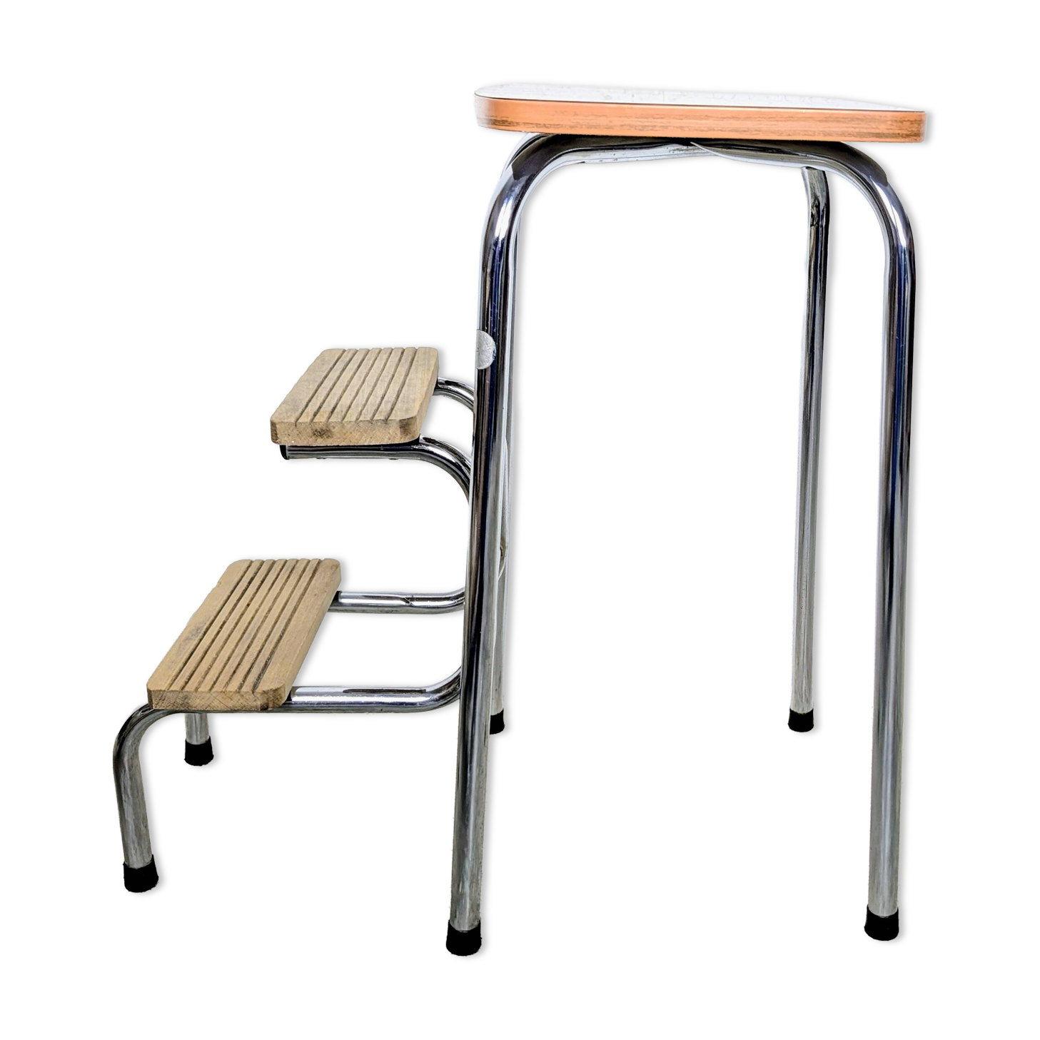 Escabeau marche pied vintage