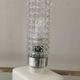 Vintage ceramic and glass lamp from the 70s