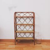 Rattan shelf