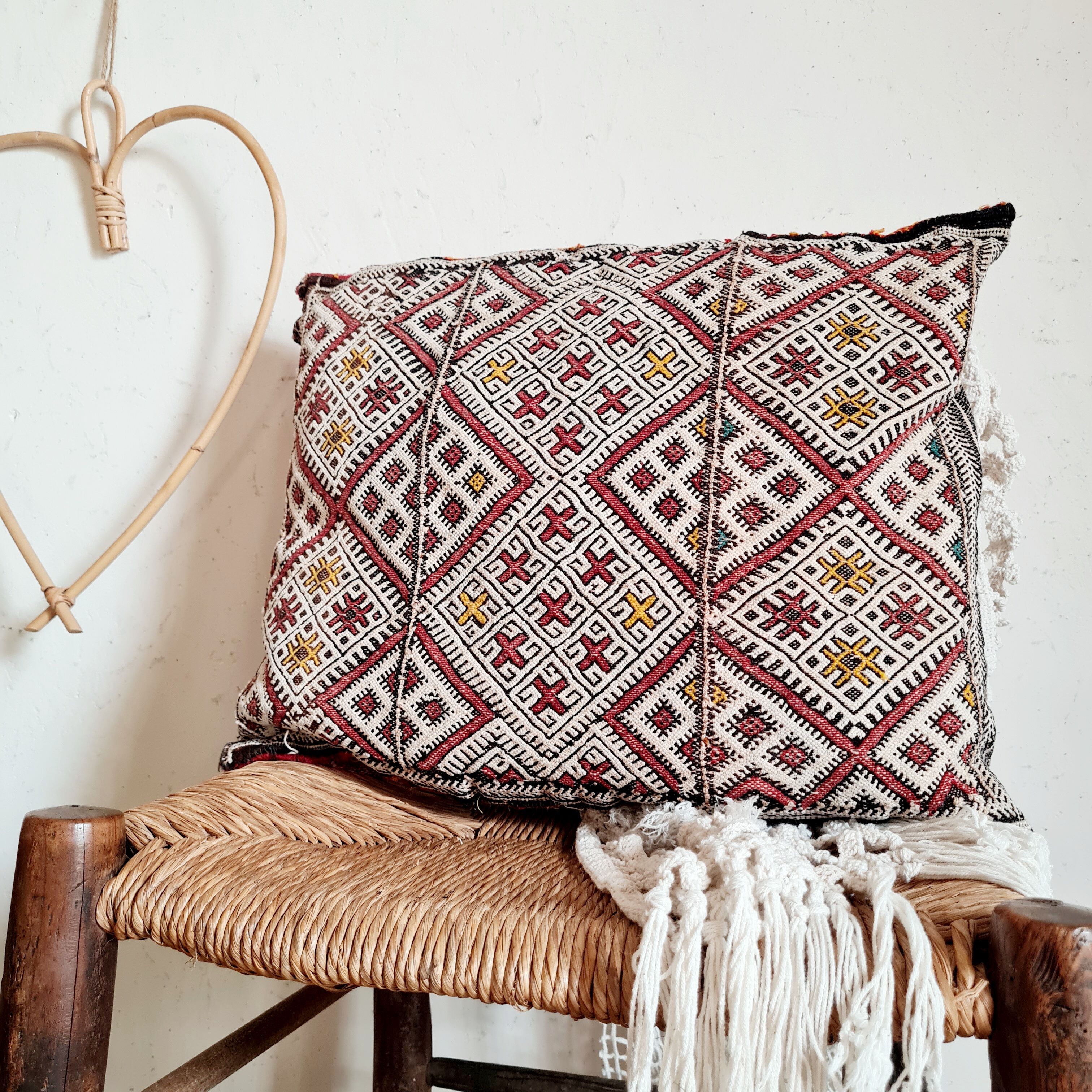 Old kilim cushion