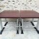 Lot of 4 tables bistro "Lelong"