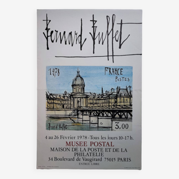 Bernard Buffet affiche Musée Postal 1978