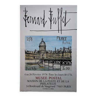 Bernard Buffet affiche Musée Postal 1978