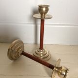 Pair of art deco candlesticks