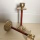 Pair of art deco candlesticks