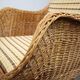 Rattan armchair from the 1970s by Uluv, Czechoslovakia