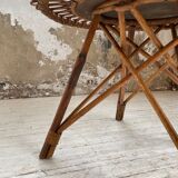 Table basse rotin « soleil »