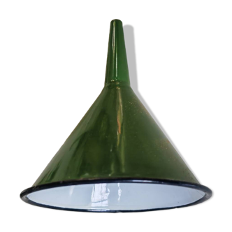 Vintage enameled funnel