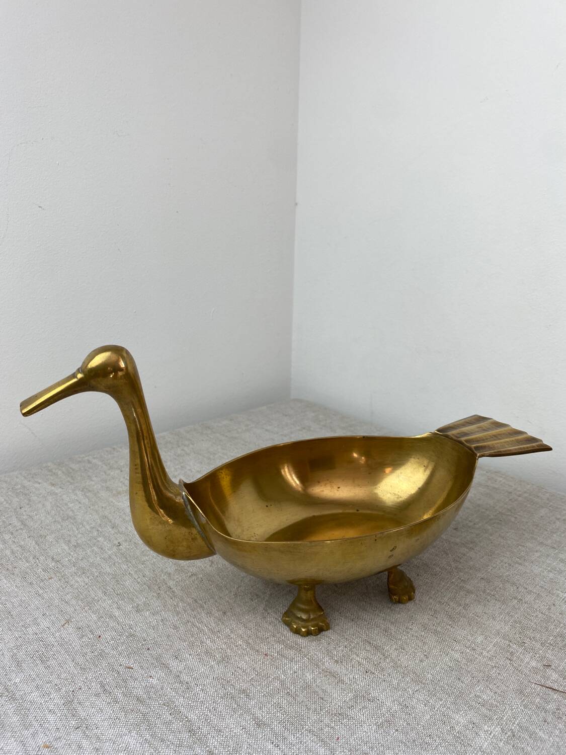 Brass zoomorphic cup