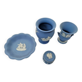 Collection - Set of 4 Decorative Pieces in Wedgwood Jasper