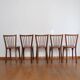 Lot de 5 chaises bistrot baumann vintage