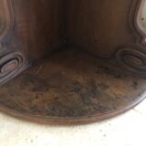 Old carved wooden shelf 75cm