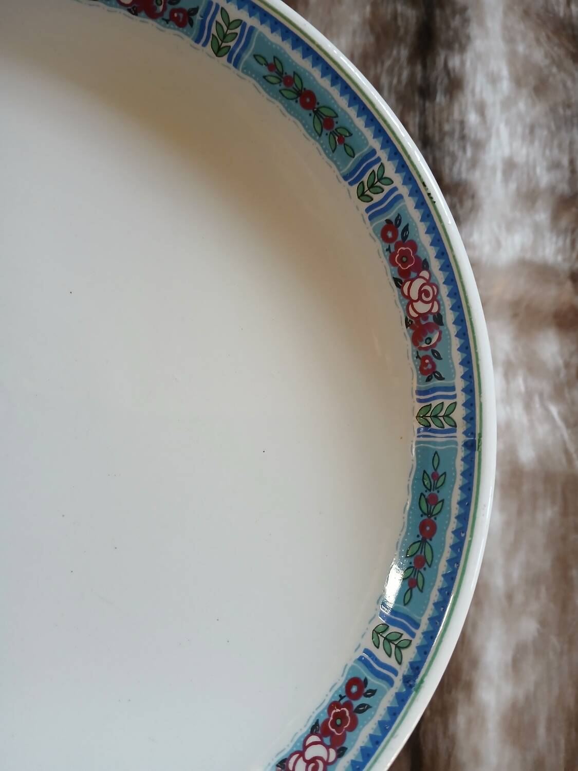 Antique compote dish from Digoin and Sarreguemines