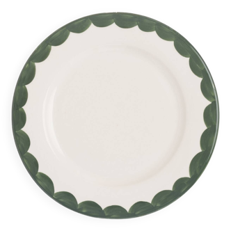 Set of 2 green side plates