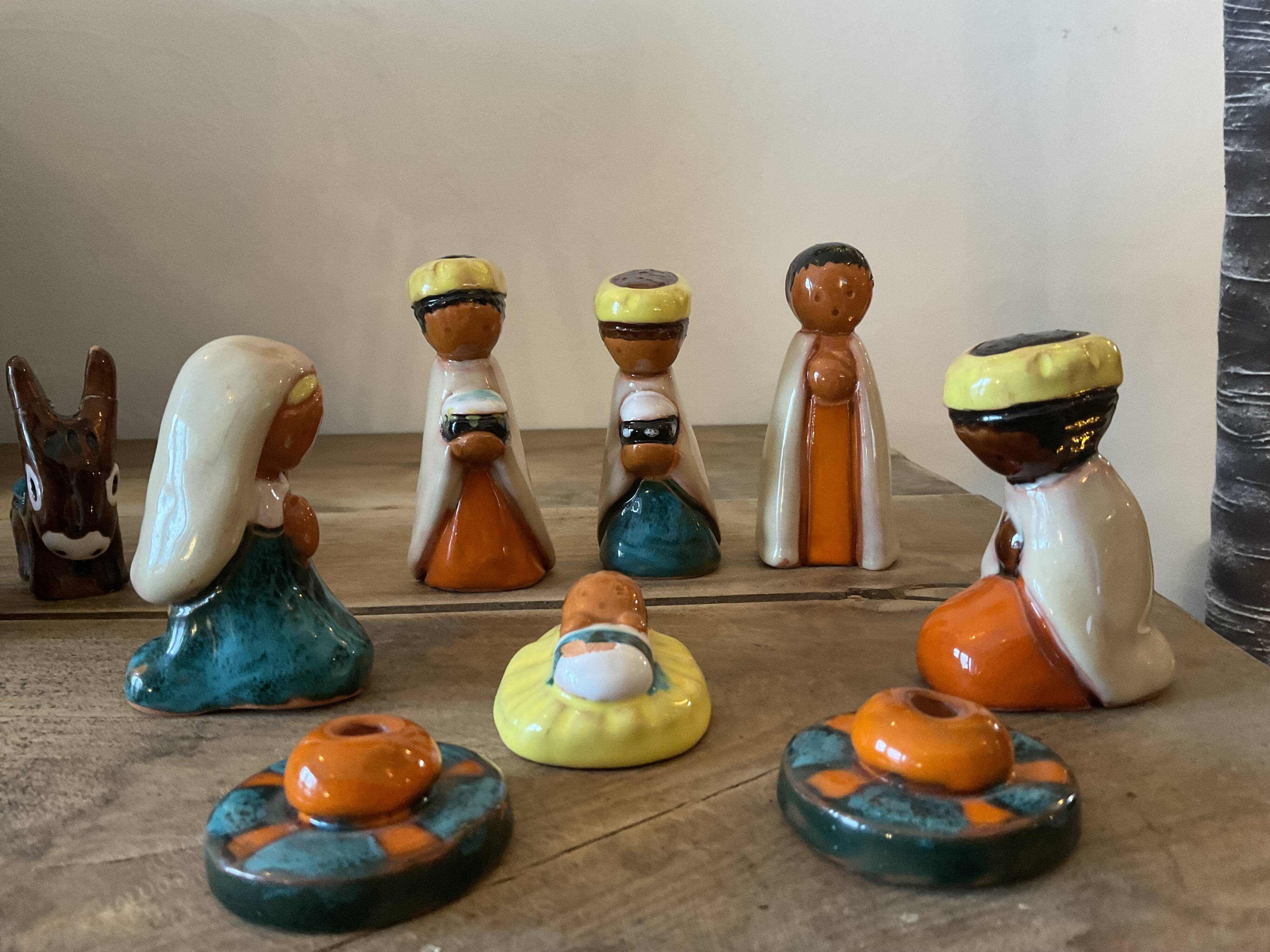Nursery characters. Benedictine religious creations of Jouarre