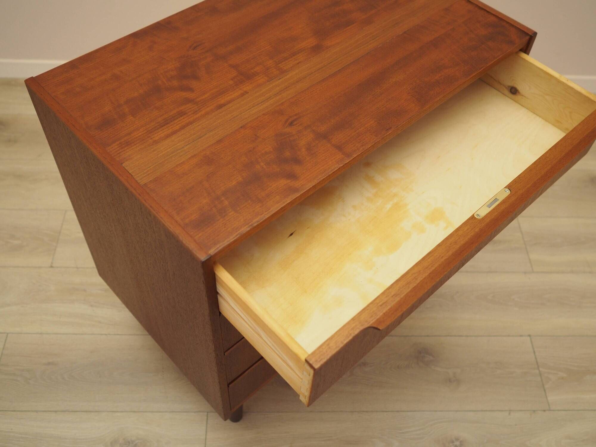 Teak chest of drawers from the 1960s, Denmark