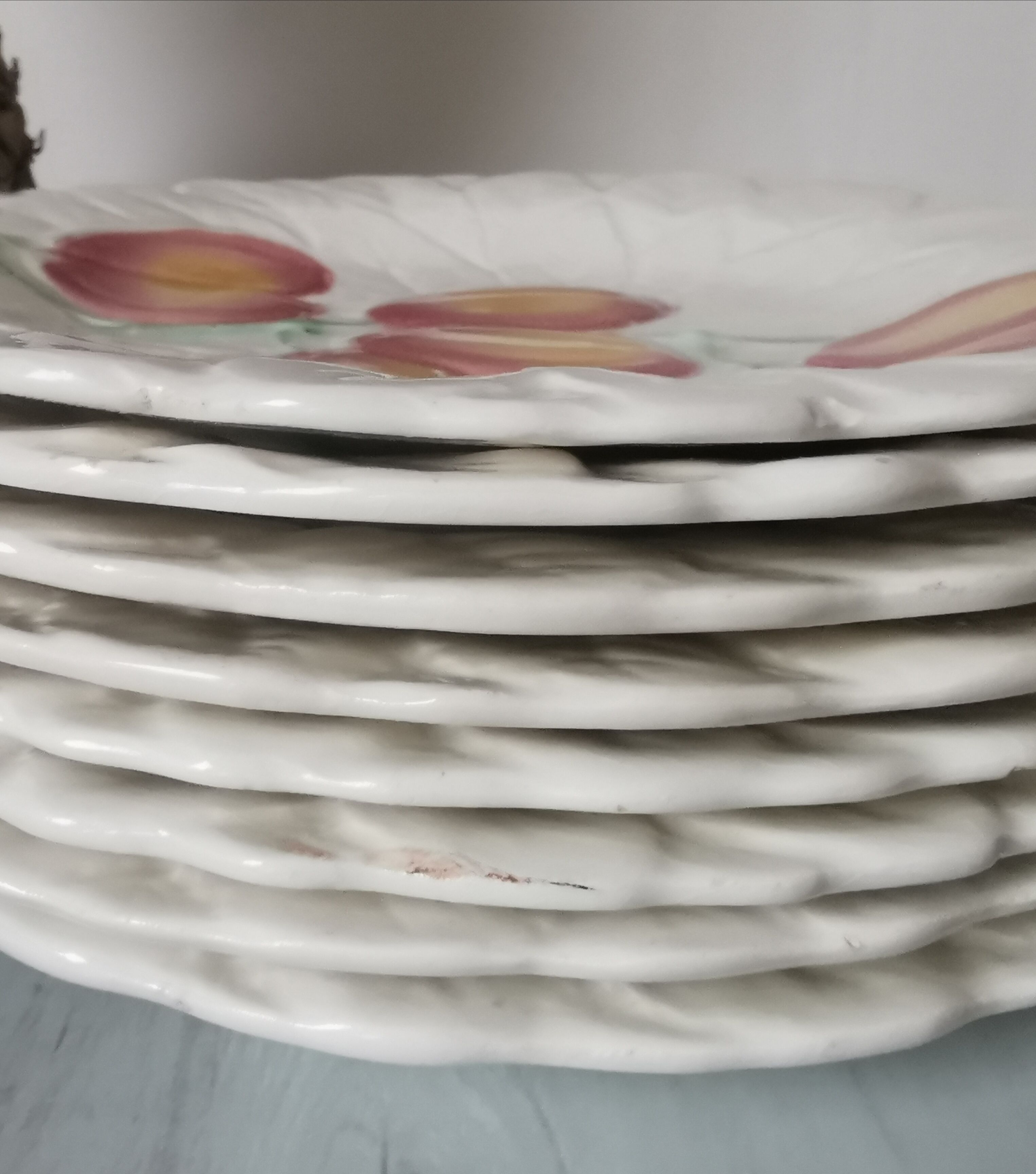 Sarreguemines Cavaillon fruit plates