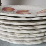 Sarreguemines Cavaillon fruit plates