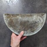 Old and original half-moon console head of Bacchus plaster/resin year 50 TBE