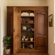 3 Louis XV style wardrobe doors in solid cherry wood