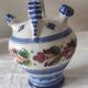 Hand-painted ceramic gargoulette