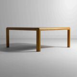 Minimalist coffee table by Van den Berghe - Pauvers, Belgium 1970s