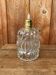 Vintage structured glass pendant globe.