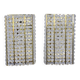 Pair of Austrian mid-century brass and acrylic wall lights, 1970s