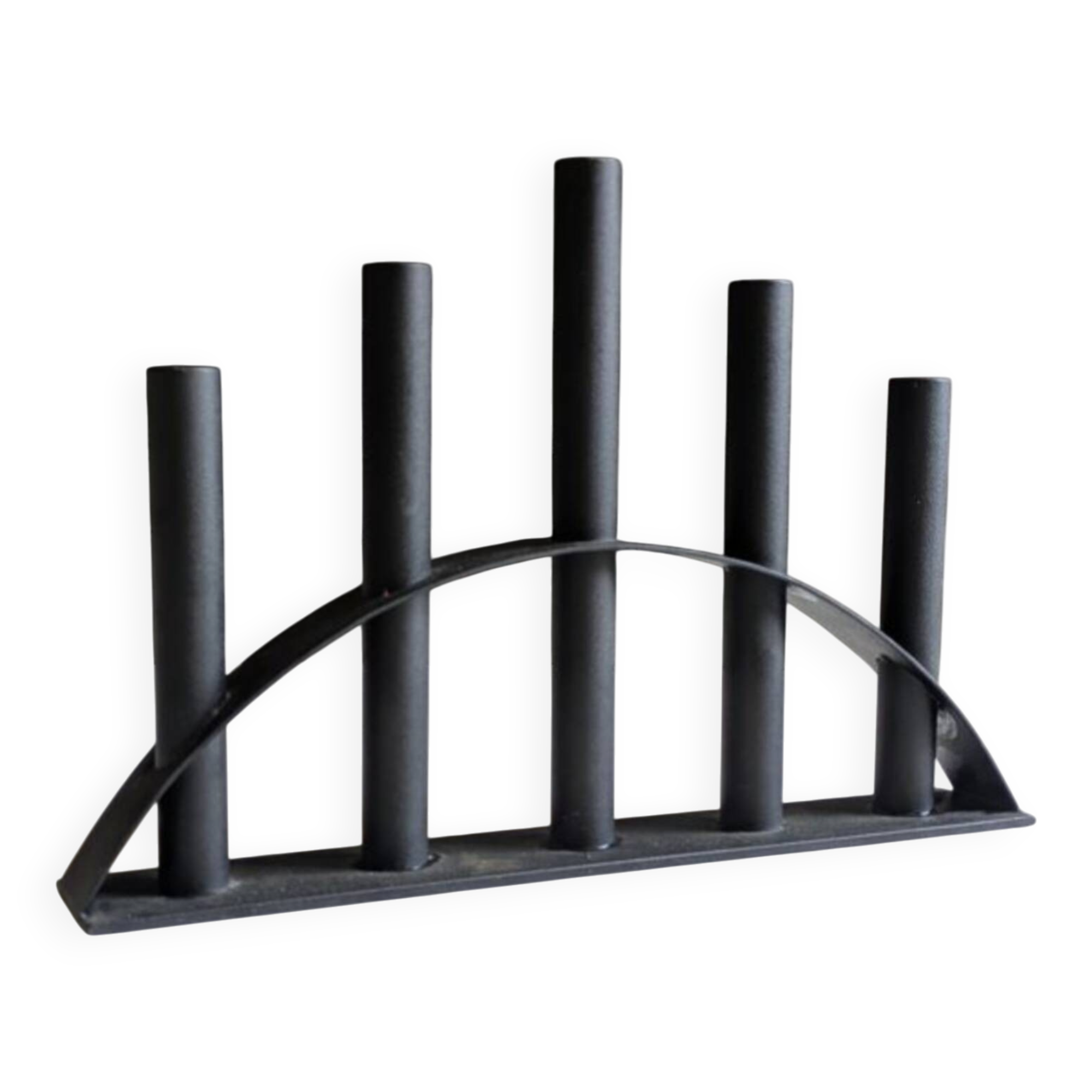 Scandinavian black metal chandelier.