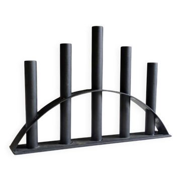Scandinavian black metal chandelier.
