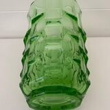 Vase art déco vert par August Walther & Söhne années 1930