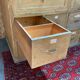 Old workshop furniture in good condition. 8 drawers and 2 drop-down doors, very