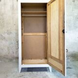 Vintage wooden wardrobe.