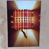 2 vintage scandinavian pine sconces 1960