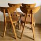 4 chaises « Banane » estampillées Luterma