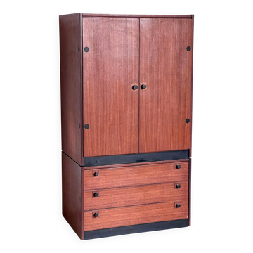 Vintage Mid-Century Italian Wardrobe By Barovero Torino 1960's