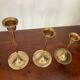 Suite of 5 Danish candle holders 50s