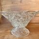 Antique standing cup in chiseled glass