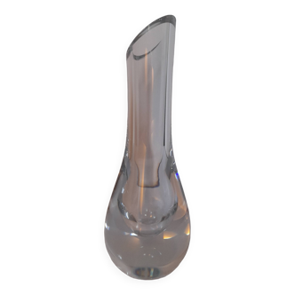 Vase soliflore en cristal à col tronqué Baccarat