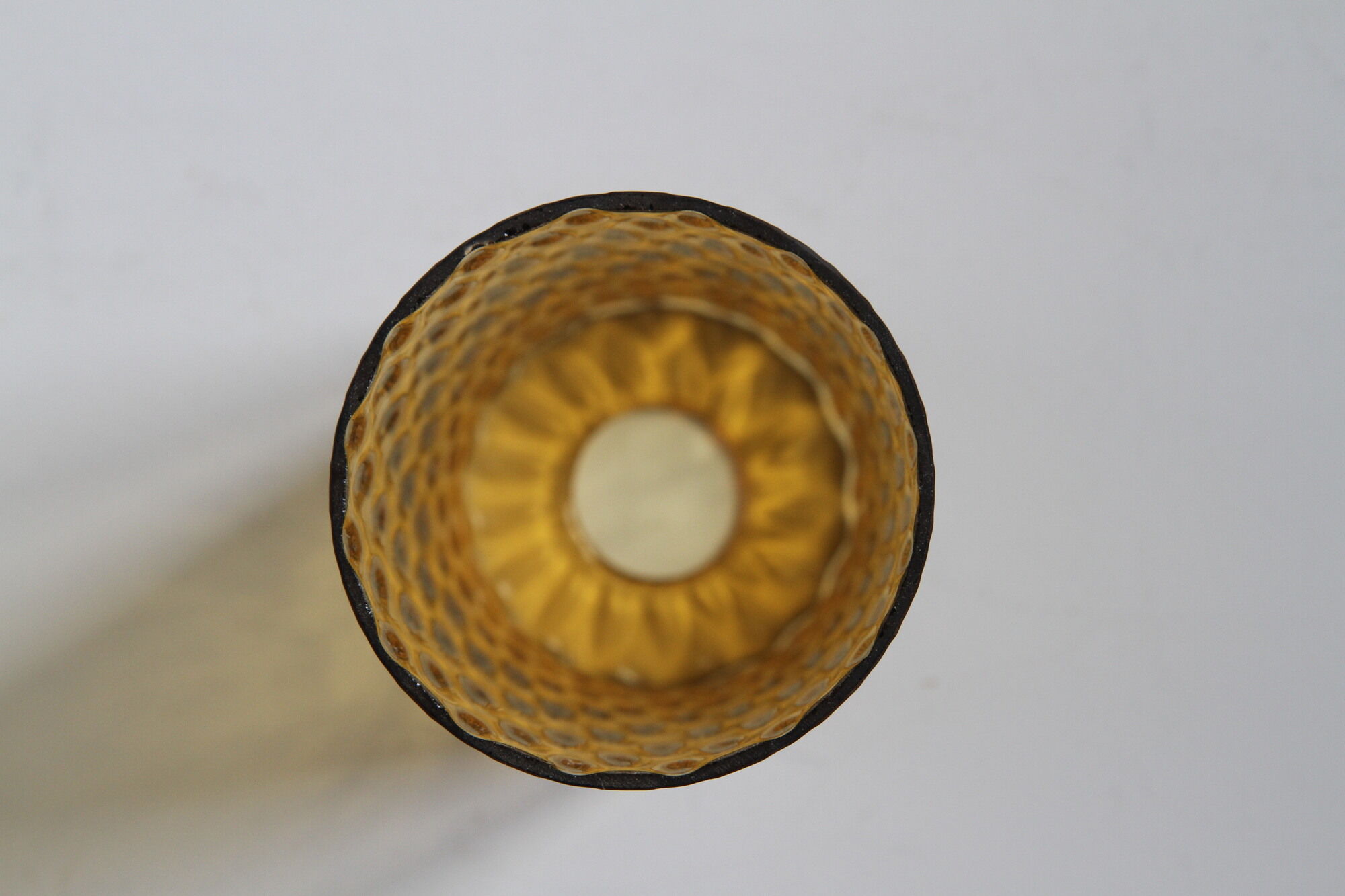Metal and blown glass sconce from the 1950s
