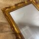 Miroir doré biseauté