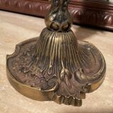 Art Deco Bronze Candle Holder
