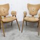 Pair of Lounge chairs by Roger Landault, ABC edition, 1950.