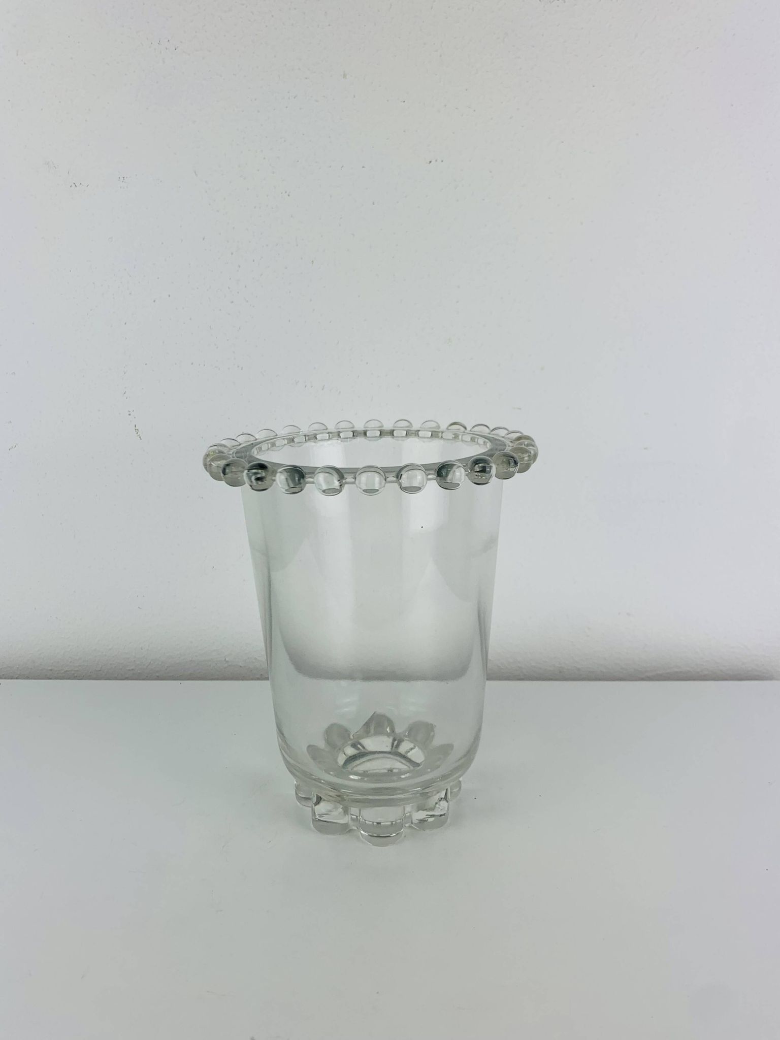 Art Deco glass vase by Rudolf Schrotter
