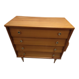Vintage chest of drawers 4 drawers 1960