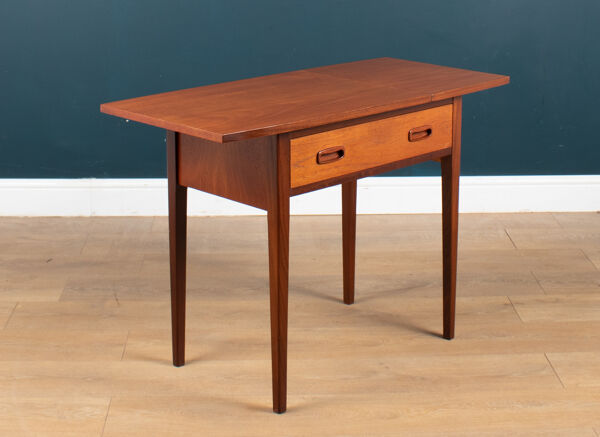 Rétro Danois des années 1960 Sewing table Console lampe de table table